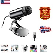 Professional USB Microphone for Streaming and Gaming - Plug and Play Convenience