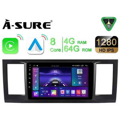 Für VW Transporter VI Kasten 2015-2022 8-Kern 4G+64G Android 15 Autoradio Navi