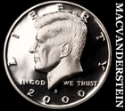 2000-S Silver Kennedy Half Dollar - Choice Gem Proof  Lustrous  #K4197