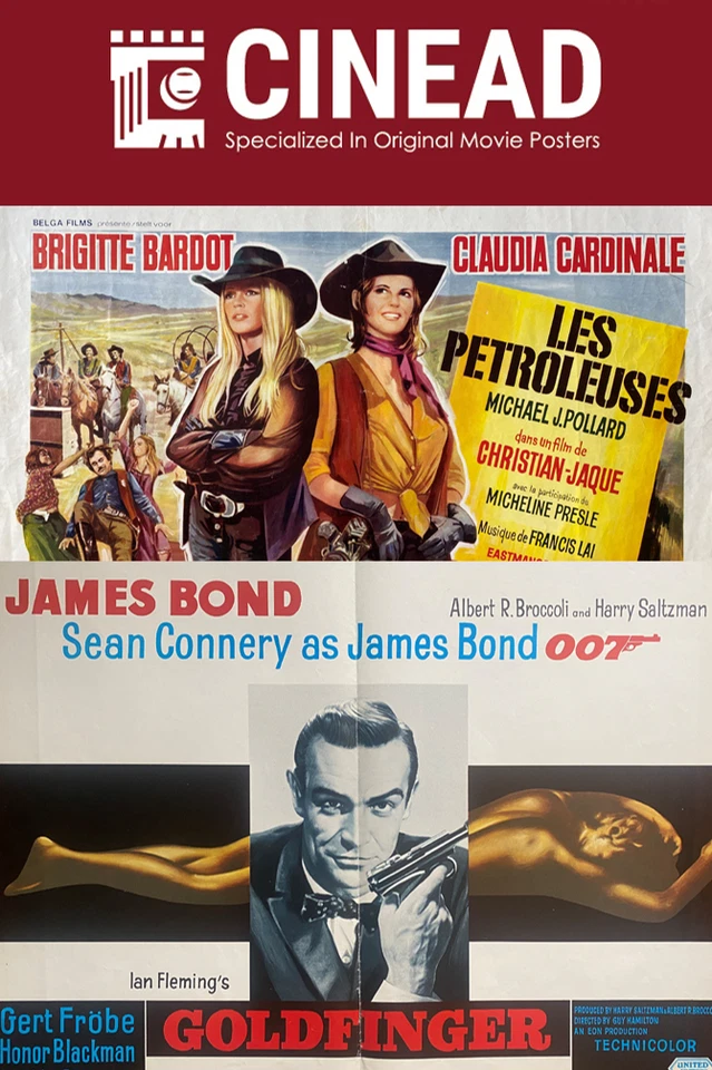 Affiches cinéma originales belges aux enchères
