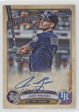 2019 Topps Gypsy Queen GQ Logo Swap Variation 16/99 Jake Bauers #GQA-JB Auto 0t2