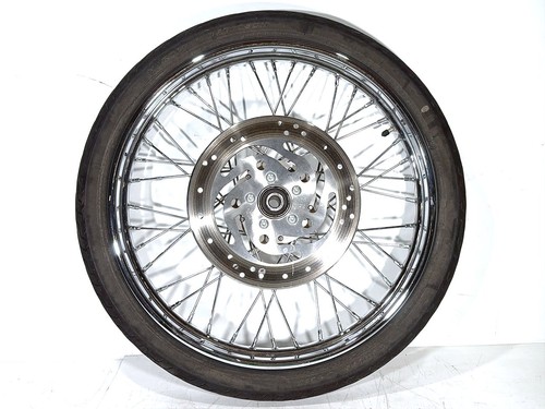 2006 Harley Sportster XL1200C 1200 OEM Front Wheel Rim Tire Spoked MH90-21 21"