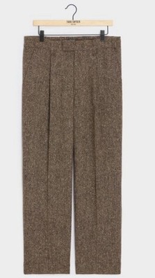 Todd Snyder Italian Donegal Wool Milano Trouser Brown Men s M NWT $368
