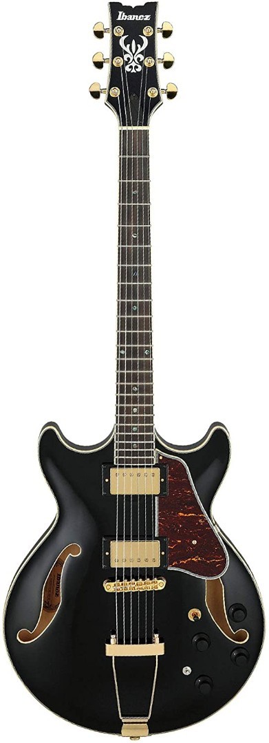 g*n様 Ibanez AMH90ブラック Ibanez AMH90BK Artcore Expressionist Semi-Hollow Body