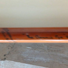 Chapman of Ware Dennis Pye SP Split Cane Pike Rod Rare 2 Piece Nice Condition