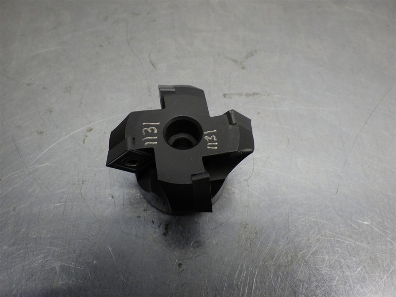 Stellram Indexable 1-1/2" Face Mill 1/2" Arbor C7745VS12-A1.50R w/ 4 Inserts