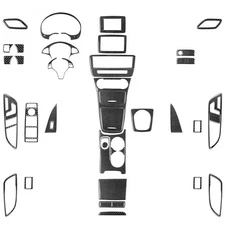 36Pcs Real Carbon Fiber Kits Full Interior Trim For Benz CLA GLA C117 X156 14-19
