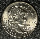 New ListingEmerging Liberty Dime 1776-2026 P, with DIE CRACK UNDER BUST ERROR