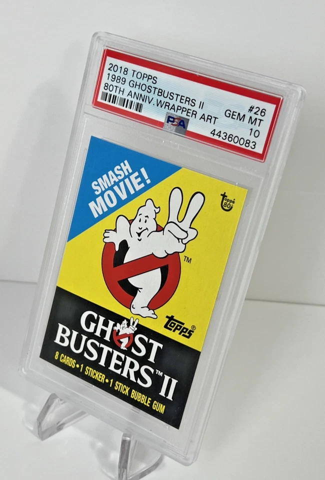 2018 Topps 80th Anniversary 1989 Ghostbusters II #26 PSA 10 - Pop 2 - Image 3 of 4