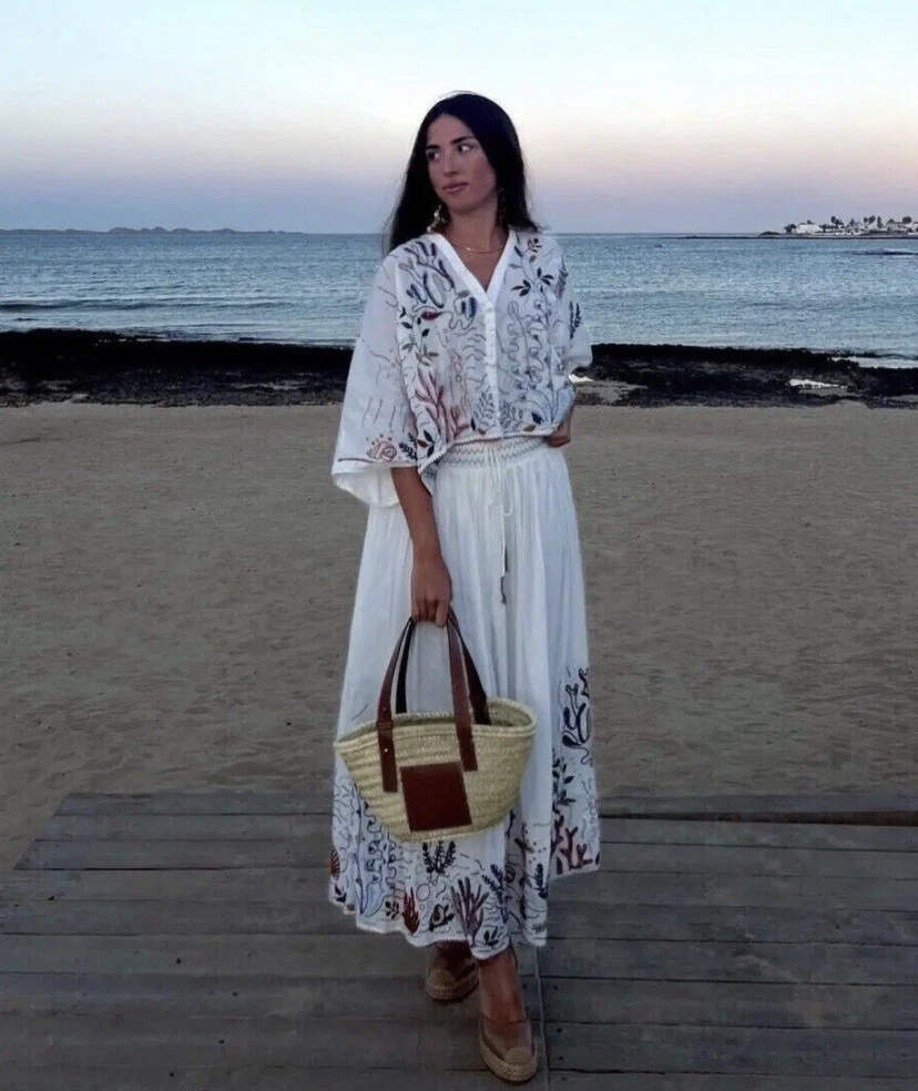 Boho clearance skirt zara