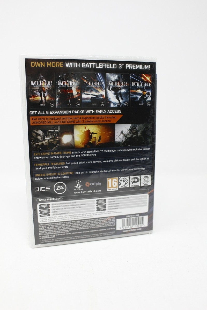 Battlefield 3 - premium edition [import allemand