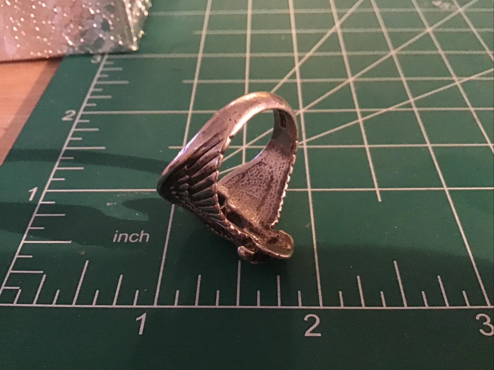 STERLING SILVER EAGLE RING SIZE 10 $ - image 6