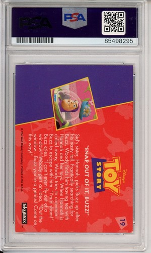 1995 DISNEY SKYBOX TOY STORY BUZZ LIGHTYEAR TIM ALLEN SIGNED CARD PSA DNA COA - Picture 2 of 2