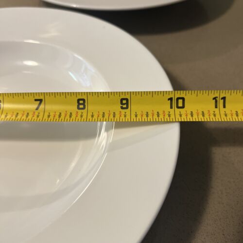 (4) IKEA 365+ Susan Pryke 10” Pasta Soup Dessert Salad Bowls Solid White - Picture 4 of 9