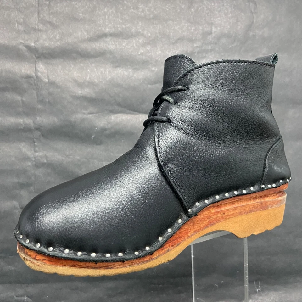 Размер 39-шведский сабо ботинки Troentorp Morris стриженный мех с подкладкой кожи США 9-9,5 - Изображение 2 из 4