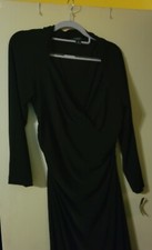Chaps Womens Dress Size XL X Large Black NEW