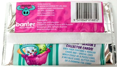 Shopkins Collector Cards Season Unopened Pack Complete Your Set