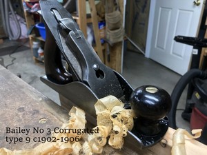 Stanley-Bailey-No-3-Corrugated-c1902-Type-9-Tuned-Up-Sharp-amp-Ready-To-Use