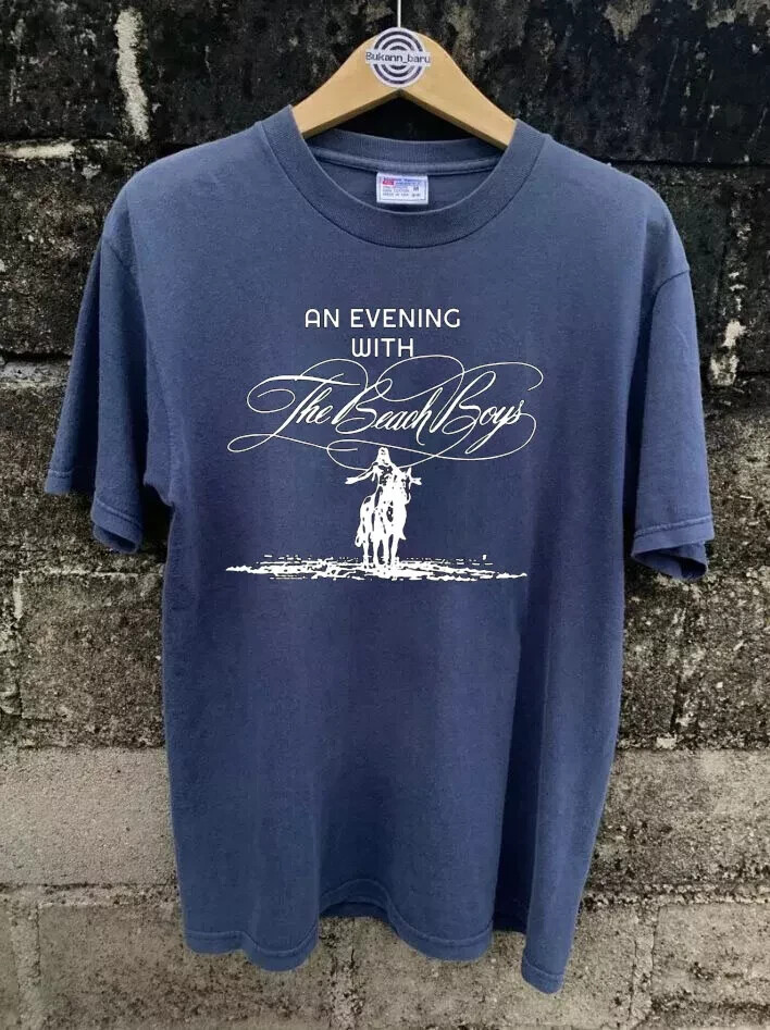 The Beach Boys Navy Cotton Unisex Short Sleeve T-Shirt AN39896