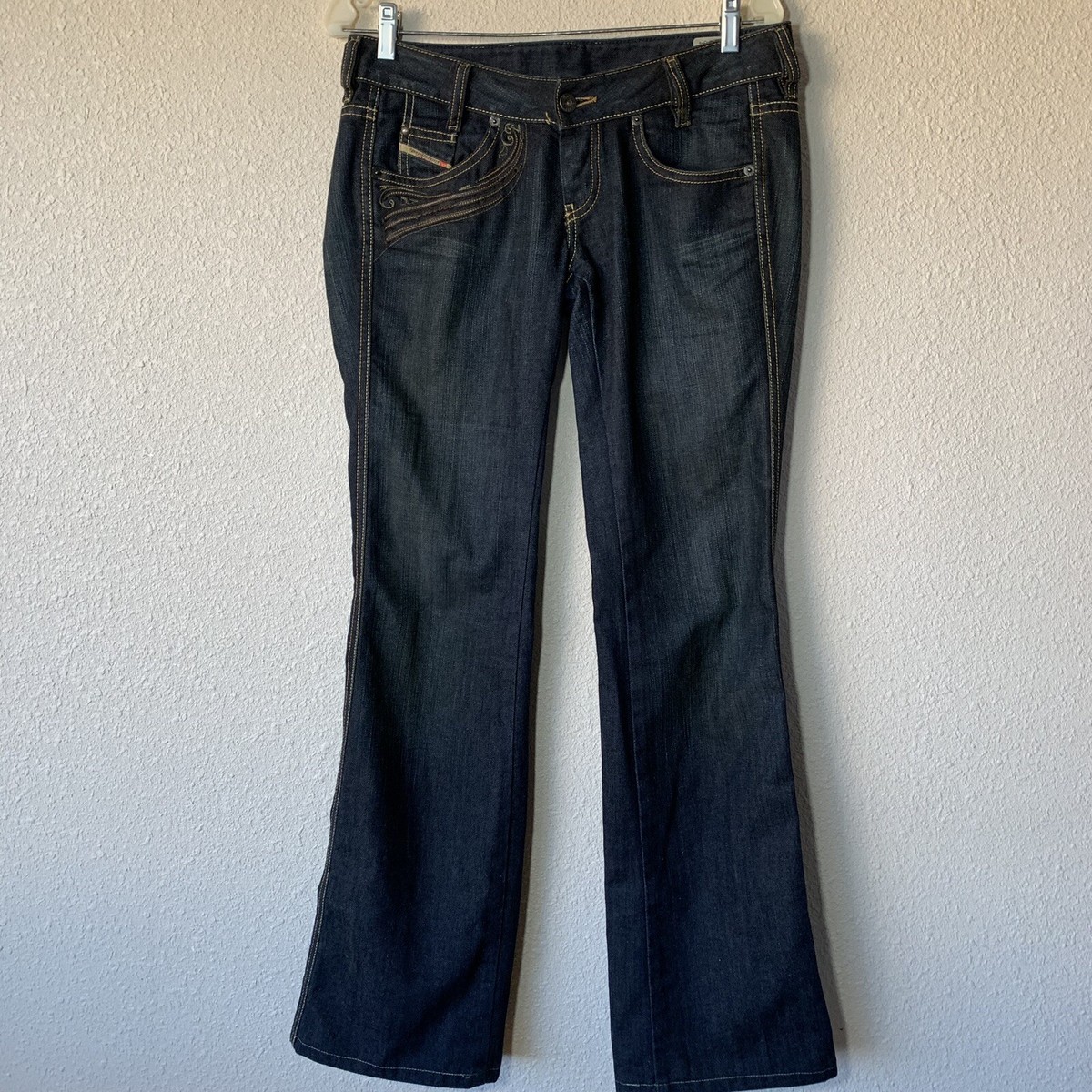 Rare DIESEL RYOTH JEANS 28X34 LONG Festival Vibe Y2K | eBay