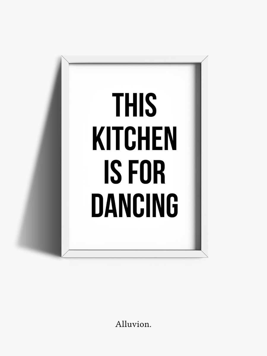 Funny Kitchen Quotes A5 A4 A3 Prints Kitchen Decor 