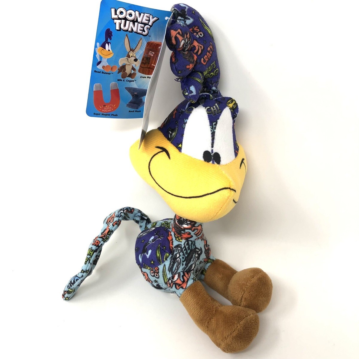 Looney Tunes Road Runner Sticker Patten Chibi Stuffed Plush