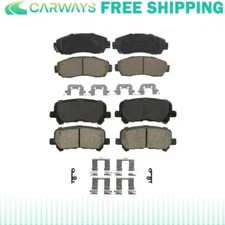 For 2011 - 2017 Honda Odyssey Front and Rear Ceramic Brake Pads 3.5L V6 A16 CA