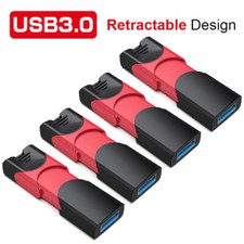 USB 3.0 Flash Drive Memory Stick Pen Drive Retractable Thumb Drive Portable LOT