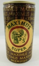 Maximus Super FX Matt Brewing Co NY Man Cave Premium Pull Tab Beer Can