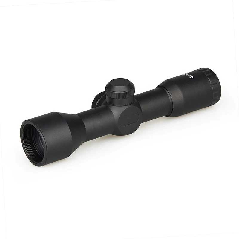 Hunting Rifle Scope 4X32 Compact Rangefinder Reticle Sight With Ring Mounts - Image 2 of 4