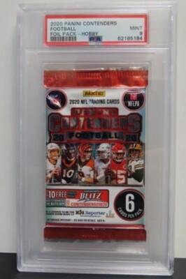 2020 Panini Contenders NFL Football Sealed Hobby Foil Pack PSA 9 MINT (84)