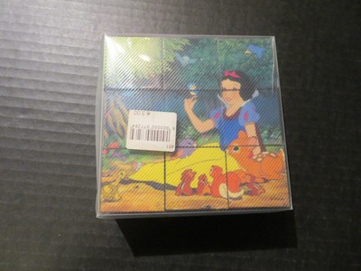 Disney Italy Color Picture Cube Blocks Snow White Prince NEW in Package!