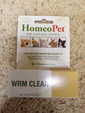 HomeoPet  WRM Clear Drops - 4730 (15ml) For most small animals