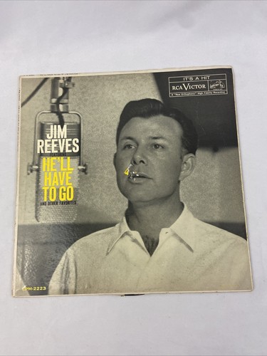 Jim Reeves-He'll Have To Go -RCA Victor Album-LPM-2223 1960 Vinyl Record LP - Picture 10 of 14
