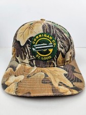 Vintage USA MADE Corrigan Co MO Pipe Camo Hunting Trucker Hat Snapback Cap