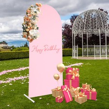 1.8m Arch Stand  Background Decoration Cover Stand Wedding Arch Frame Set Pink