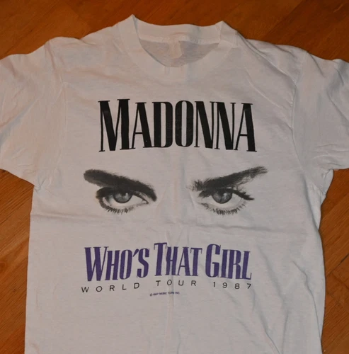 MADONNA original Rare! Tour concert tee t- 1980s vintage concert t-shirt, vintage, single stitch, B+ condition