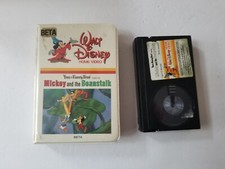 Mickey And The Beanstalk Walt Disney Home Video, Betamax, Clamshell
