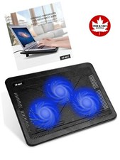 Portable Sleek USB Powered Laptop Cooler Cooling Pad W/ 3 Ultra Quiet Fan 17inch