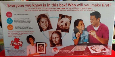 JiGaZo Personalized Mosaic-Style Puzzle 300 Piece w/ CD-ROM~~New