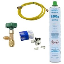 KIT RIPARAZIONE RICARICA FRIGO R600A R600 RUBINETTO FRUSTA PERFORATORE