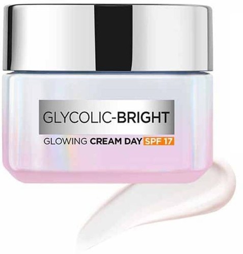 L'Oréal Paris Glycolic Bright SPF 17 Day Cream Brightening Face Moisturizer - Picture 1 of 3