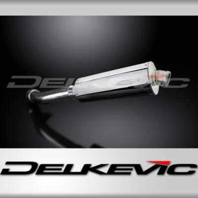 BMW R1200R R1200RT 2005-2009 350mm OVAL EDELSTAHL BSAU SCHALLDÄMPFER AUSPUFFSATZ