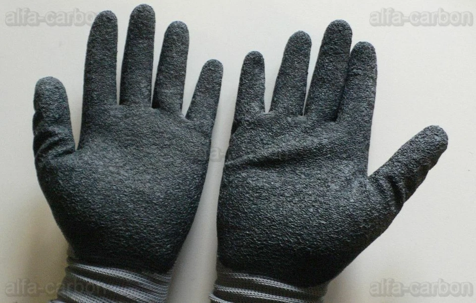 NITRAS Nylotex 3520 Nylon-Latexhandschuhe Arbeitshandschuhe Größe 9 - Bild 3 von 4