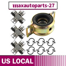 4WD Drive shaft Support Bearing & Spicer U-Joints Set for Toyota Tacoma 05-2015