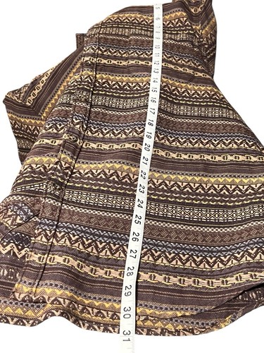Billabong Garage Collection Brown Multi Shirt Men X-Large Button Up Long Sleeve - Picture 7 of 12