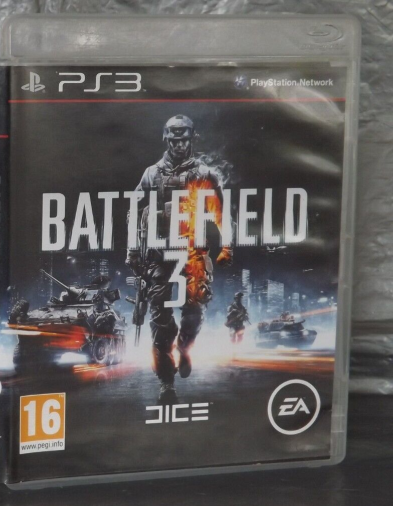Battlefield 3 PS3 Sony PlayStation 3 Video Game PAL PEGI 16 War Action Used