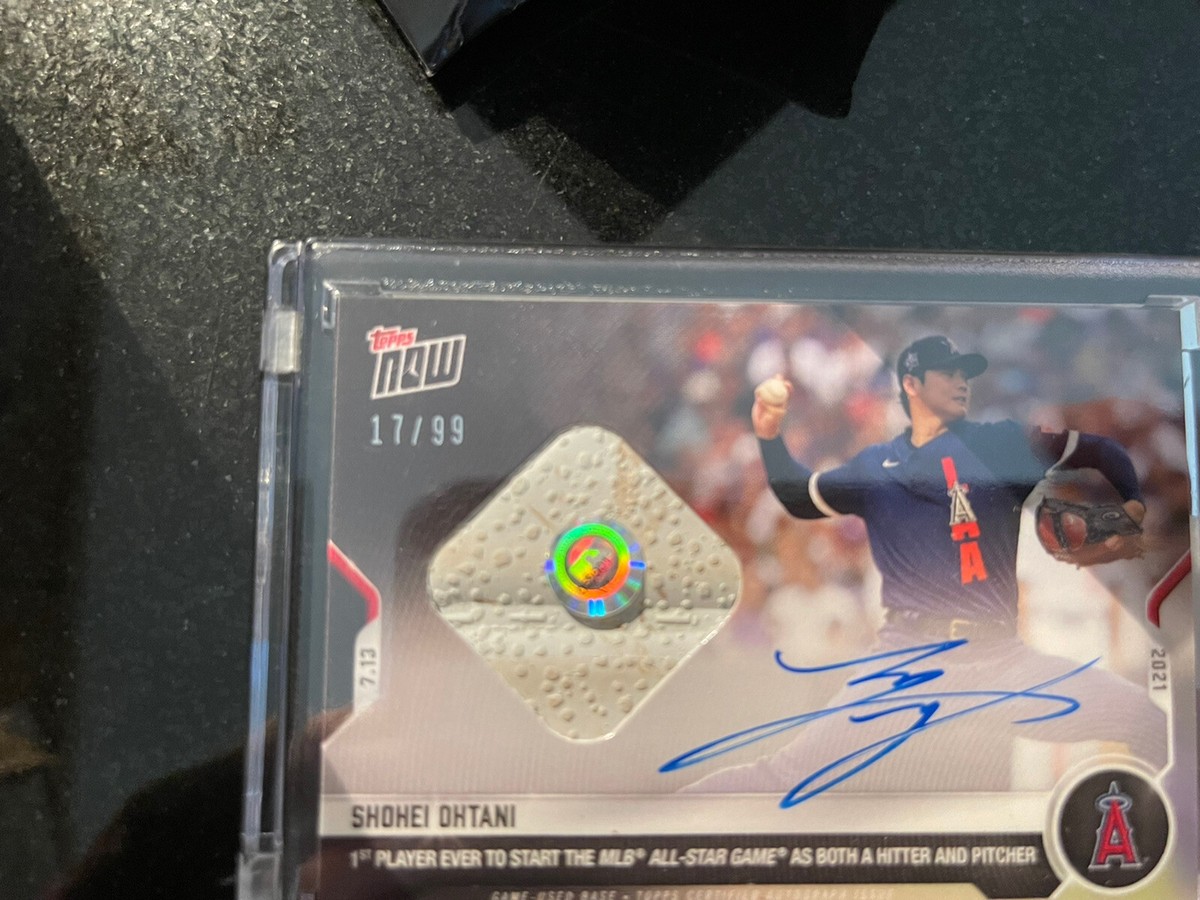 2021 Topps NOW Cards 508/527A Auto Shohei Ohtani 16/99 17/99 Uni
