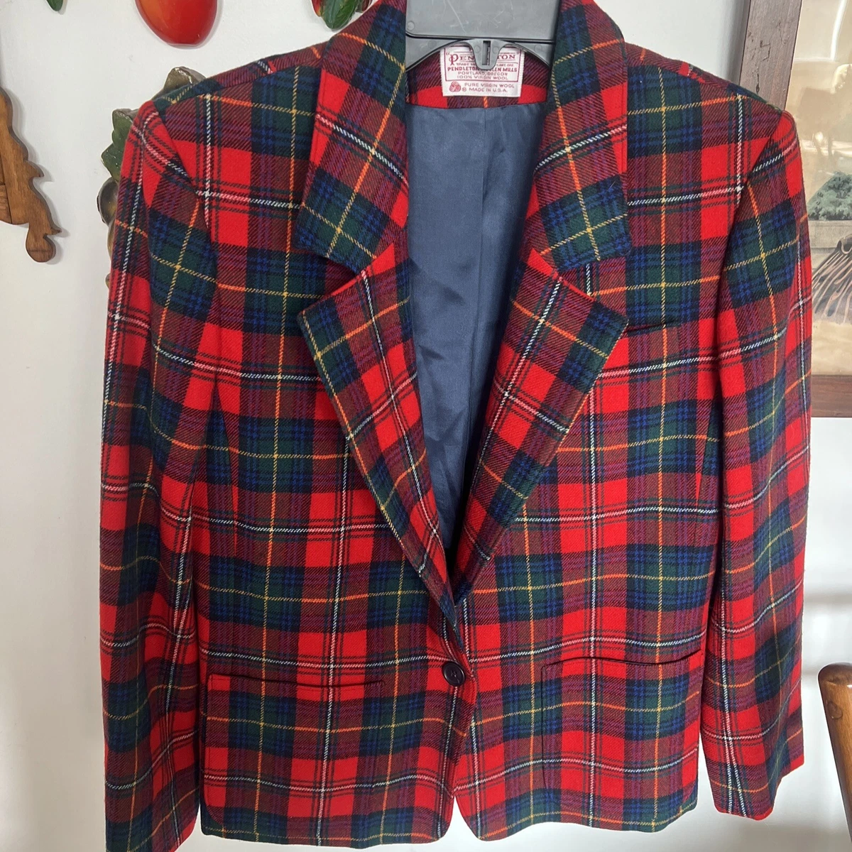 Pendleton blazer hotsell vintage