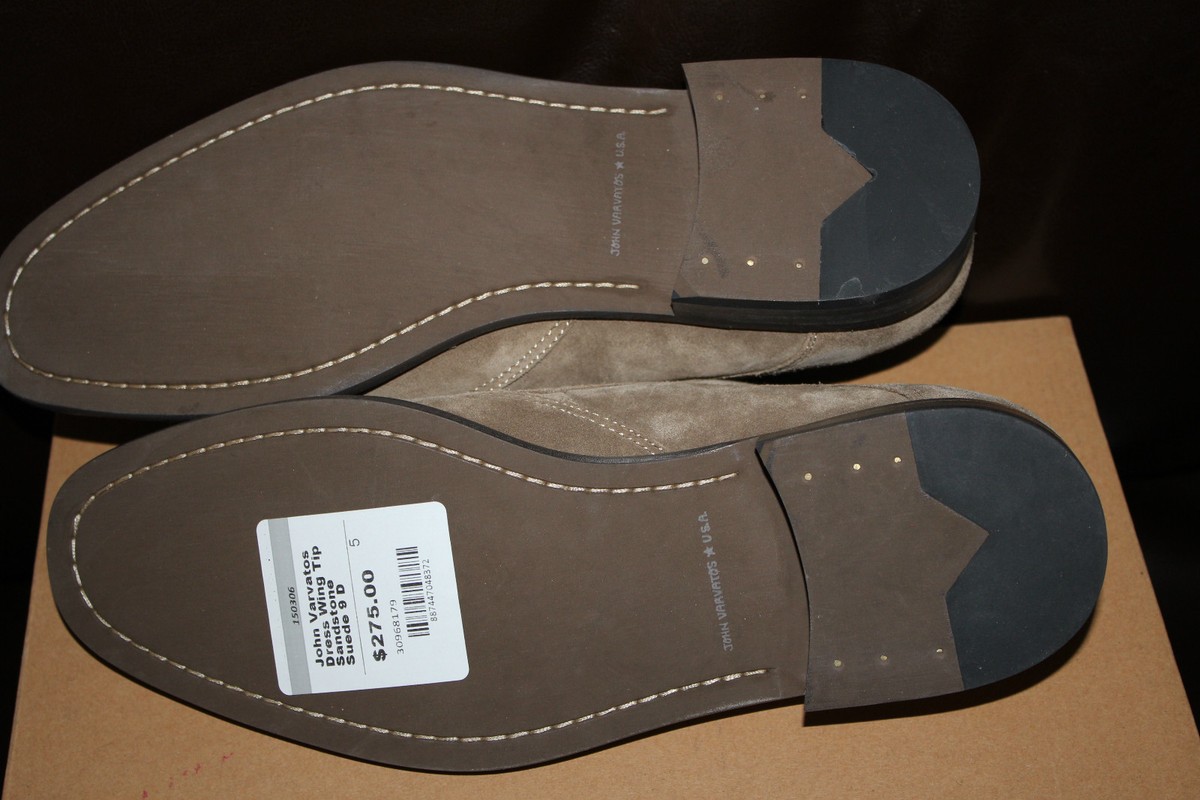 New John Varvatos Dress Wingtip Sandstone Sz 10 JOHN VARVATOS DRESS WINGTIP SANDSTONE #9us $275 | eBay main image 2
